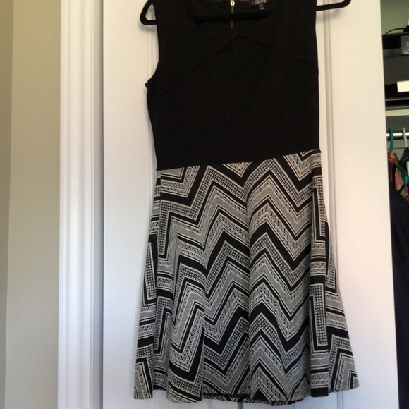Cute BeBop black and white dress size M - Picture 3 of 8